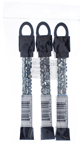 Czech Seed Beads Approx 24g Vial 2/0 - White/Black Shades