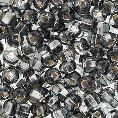 Czech Seed Beads Approx 24g Vial 2/0 - White/Black Shades