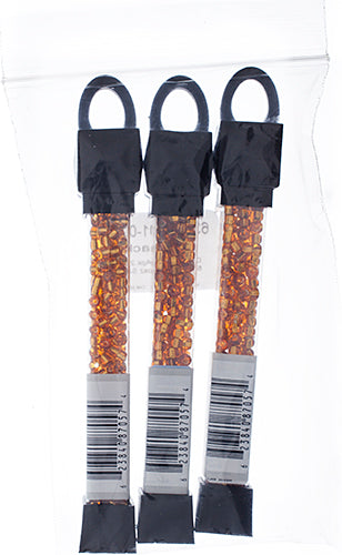 Czech Seed Beads Approx 24g Vial 6/0 - Brown Shades