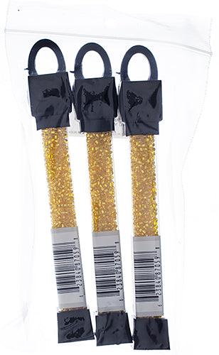 Czech Seed Beads Approx 24g Vial 10/0 - Yellow/Orange Shades