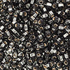 Czech Seed Beads Approx 24g Vial 6/0 - Black/White Shades