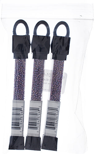 Czech Seed Beads Approx 24g Vial 10/0 - Purple Shades