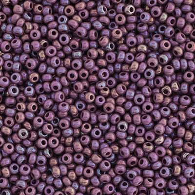 Czech Seed Beads Approx 24g Vial 10/0 - Purple Shades