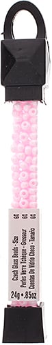 Czech Seed Beads Approx 24g Vial 6/0 - Pink Shades
