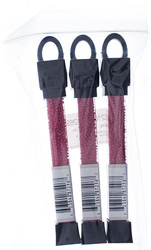 Czech Seed Beads Approx 24g Vial 10/0 - Red Shades