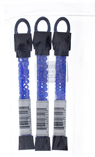 Czech Seed Beads Approx 24g Vial 2/0 - Blue Shades