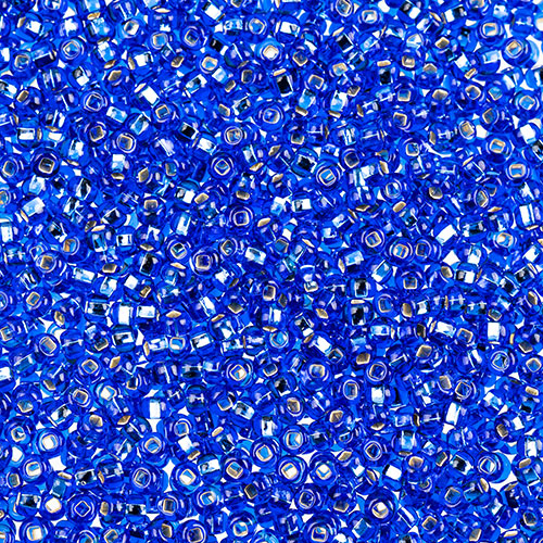 Czech Seed Beads Approx 24g Vial 10/0 - Blue Shades