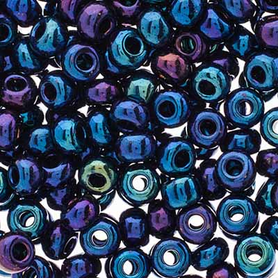 Czech Seed Beads Approx 24g Vial 2/0 - Blue Shades