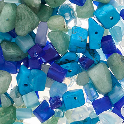 Czech Seed Beads 24g Vial Semi-precious Chips