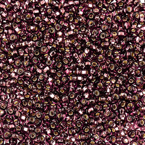 Czech Seed Beads Approx 24g Vial 10/0 - Purple Shades