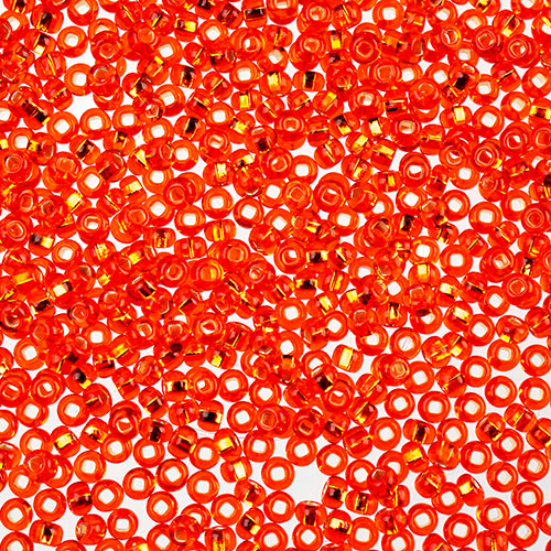 Czech Seed Beads Approx 24g Vial 10/0 - Yellow/Orange Shades