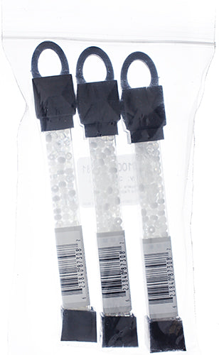 Czech Seed Beads Approx 24g Vial 6/0 - Black/White Shades