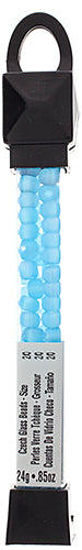 Czech Seed Beads Approx 24g Vial 2/0 - Blue Shades
