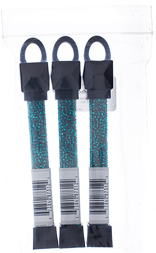 Czech Seed Beads Approx 24g Vial 10/0 - Green Shades