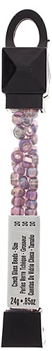 Czech Seed Beads Approx 24g Vial 2/0 - Purple Shades