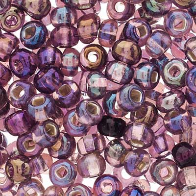 Czech Seed Beads Approx 24g Vial 2/0 - Purple Shades