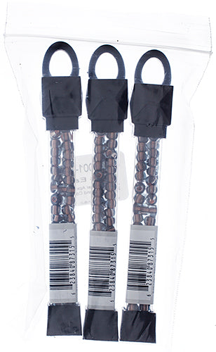 Czech Seed Beads Approx 24g Vial 2/0 - White/Black Shades