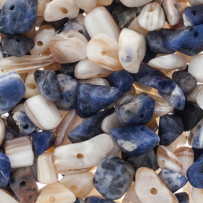 Czech Seed Beads 24g Vial Semi-precious Chips