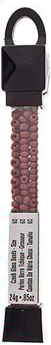 Czech Seed Beads Approx 24g Vial 6/0 - Brown Shades