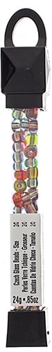 Czech Seed Beads Approx 24g Vial 2/0 - Mixed Shades