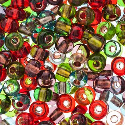 Czech Seed Beads Approx 24g Vial 2/0 - Mixed Shades