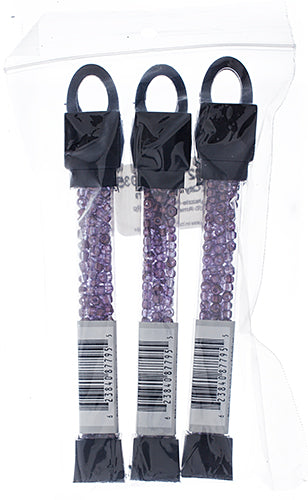 Czech Seed Beads Approx 24g Vial 6/0 - Purple Shades