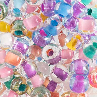 Czech Seed Beads Approx 24g Vial 2/0 - Mixed Shades