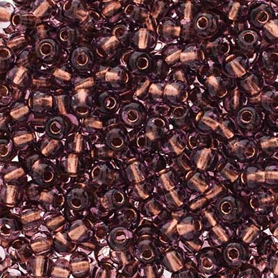 Czech Seed Beads Approx 24g Vial 6/0 - Purple Shades