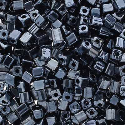 Czech Seed Beads Geometric Cube apx 24g Vial