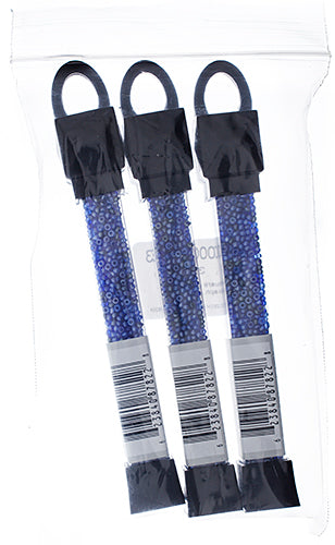 Czech Seed Beads Approx 24g Vial 10/0 - Blue Shades
