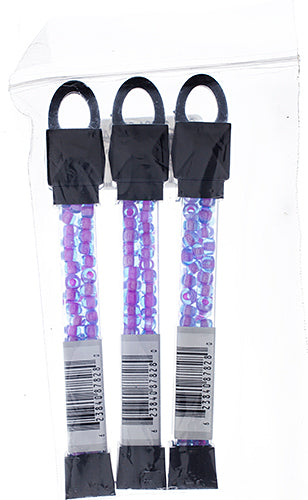 Czech Seed Beads Approx 24g Vial 2/0 - Purple Shades