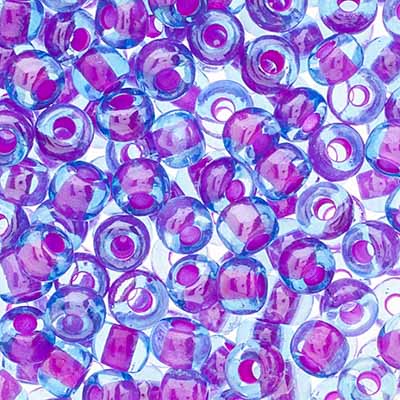 Czech Seed Beads Approx 24g Vial 2/0 - Purple Shades