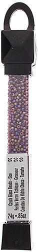 Czech Seed Beads Approx 24g Vial 10/0 - Purple Shades