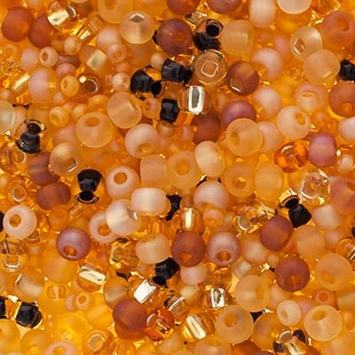 Czech Seed Beads Approx 24g Vial Assorted Sizes