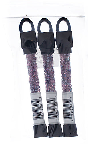 Czech Seed Beads Approx 24g Vial 6/0 - Purple Shades