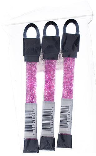 Czech Seed Beads Approx 24g Vial 6/0 - Pink Shades