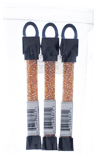 Czech Seed Beads Approx 24g Vial 8/0 - Brown Shades