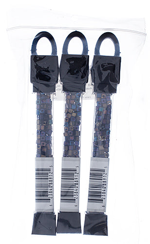 Czech Seed Beads Geometric Cube apx 24g Vial