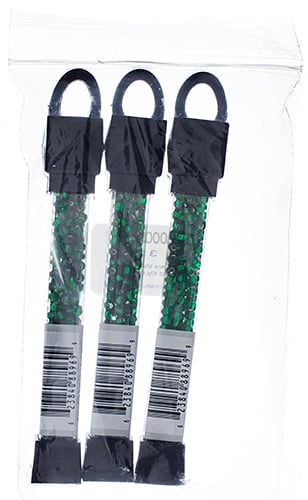 Czech Seed Beads Approx 24g Vial 6/0 - Green Shades