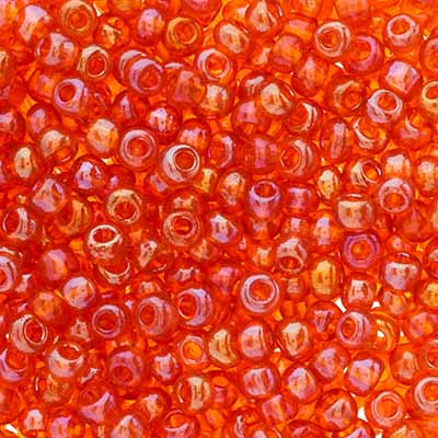 Czech Seed Beads Approx 24g Vial 6/0 - Red Shades