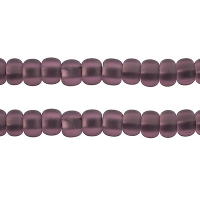 Czech Seed Beads Approx 24g Vial 6/0 - Purple Shades