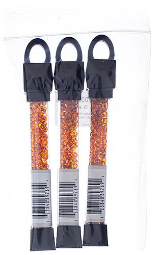 Czech Seed Beads Approx 24g Vial 6/0 - Brown Shades