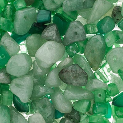 Czech Seed Beads 24g Vial Semi-precious Chips