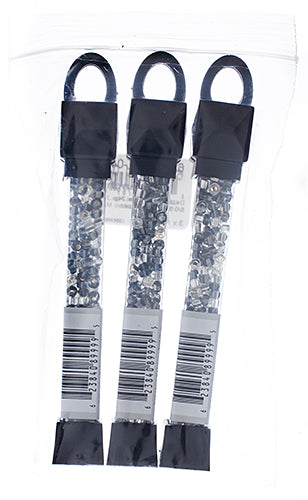 Czech Seed Beads Approx 24g Vial 6/0 - Black/White Shades