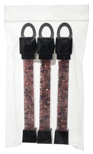 Czech Seed Beads Approx 24g Vial 6/0 - Pink Shades