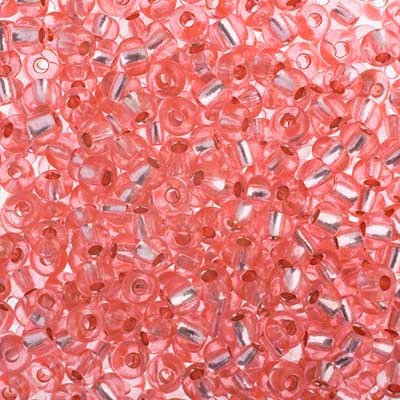 Czech Seed Beads Approx 24g Vial 6/0 - Pink Shades
