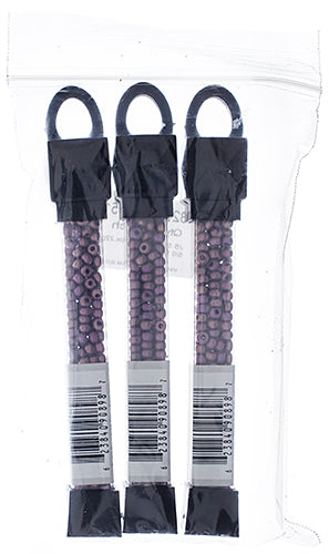 Czech Seed Beads Approx 24g Vial 6/0 - Purple Shades