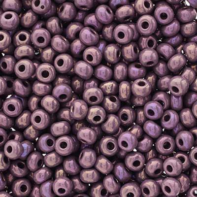 Czech Seed Beads Approx 24g Vial 6/0 - Purple Shades