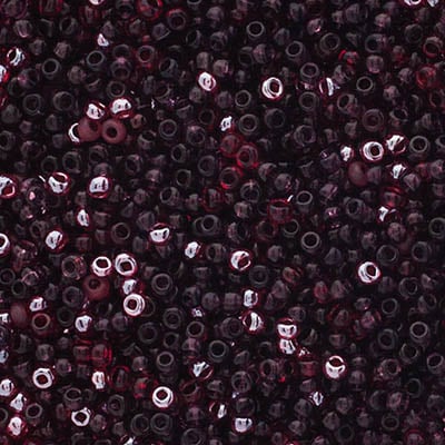 Czech Seed Beads Approx 24g Vial 10/0 - Purple Shades