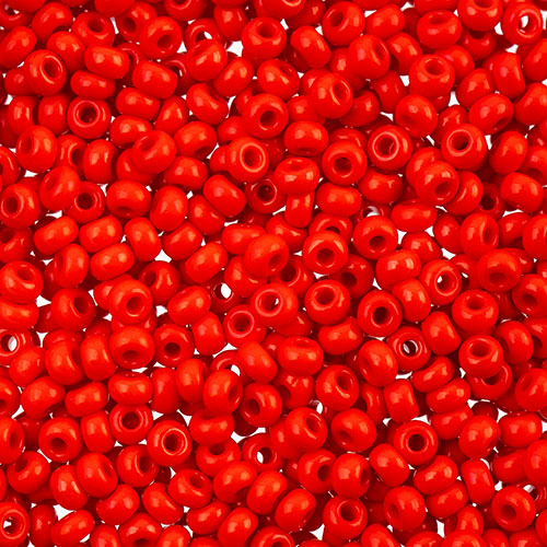 Czech Seed Beads Approx 24g Vial 8/0 - Red/Pink Shades